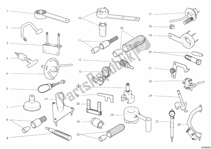 All parts for the Workshop Service Tools, Engine of the Ducati Monster 1100 EVO ABS USA 2012